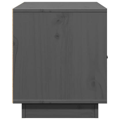 TV-Møbel Grå Tv-benk 80x34x40 cm heltre furu
