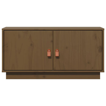 TV-Møbel Brun Tv-benk Honningbrun 80x34x40 cm heltre furu