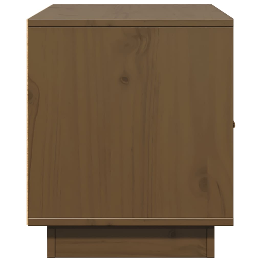 TV-Møbel Brun Tv-benk Honningbrun 80x34x40 cm heltre furu