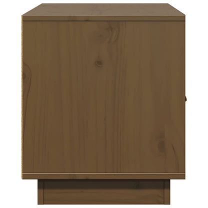 TV-Møbel Brun Tv-benk Honningbrun 80x34x40 cm heltre furu