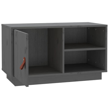TV-Møbel Grå Tv-benk 70x34x40 cm heltre furu