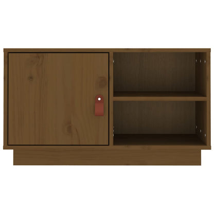 TV-Møbel Brun Tv-benk Honningbrun 70x34x40 cm heltre furu