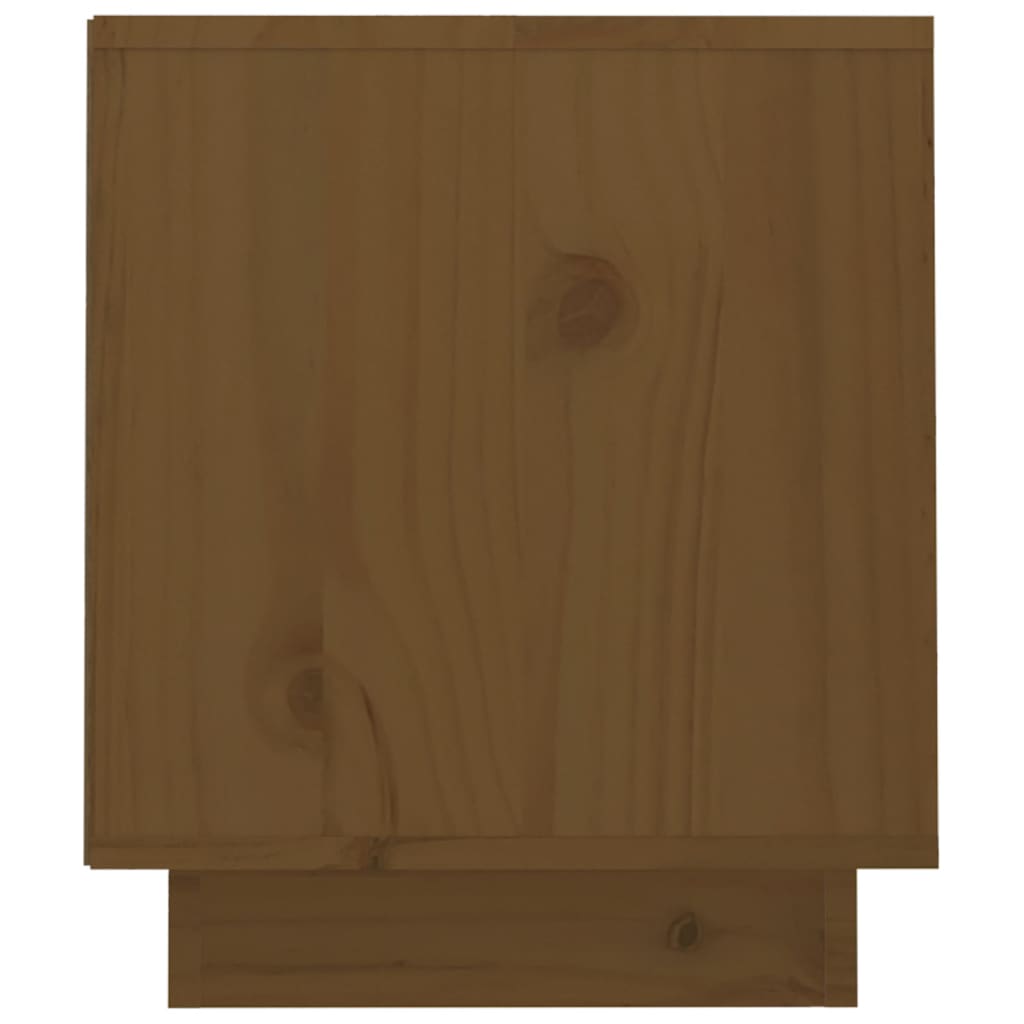 TV-Møbel Brun Tv-benk Honningbrun 70x34x40 cm heltre furu