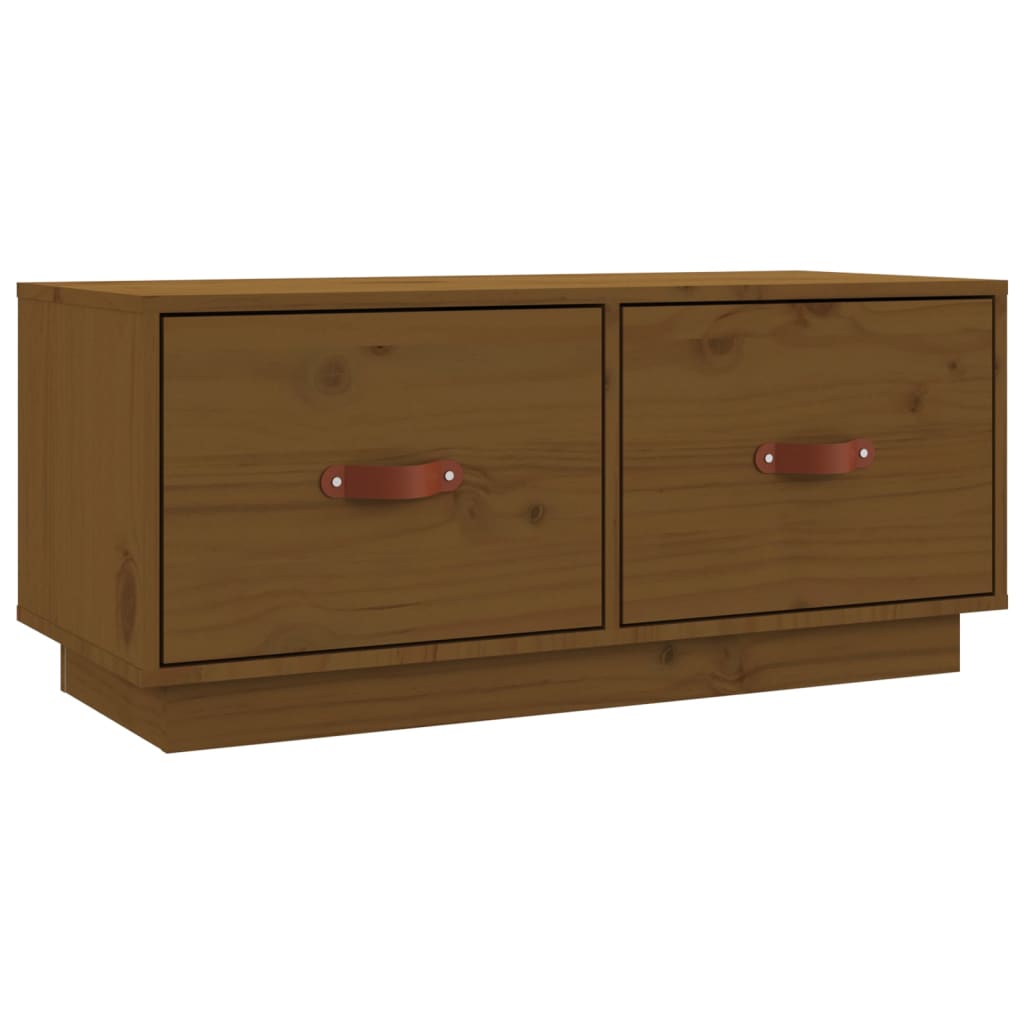 TV-Møbel Honningbrun TV-benk 80x34x35 cm heltre furu