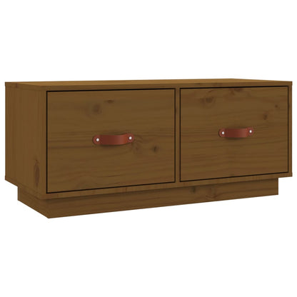 TV-Møbel Honningbrun TV-benk 80x34x35 cm heltre furu