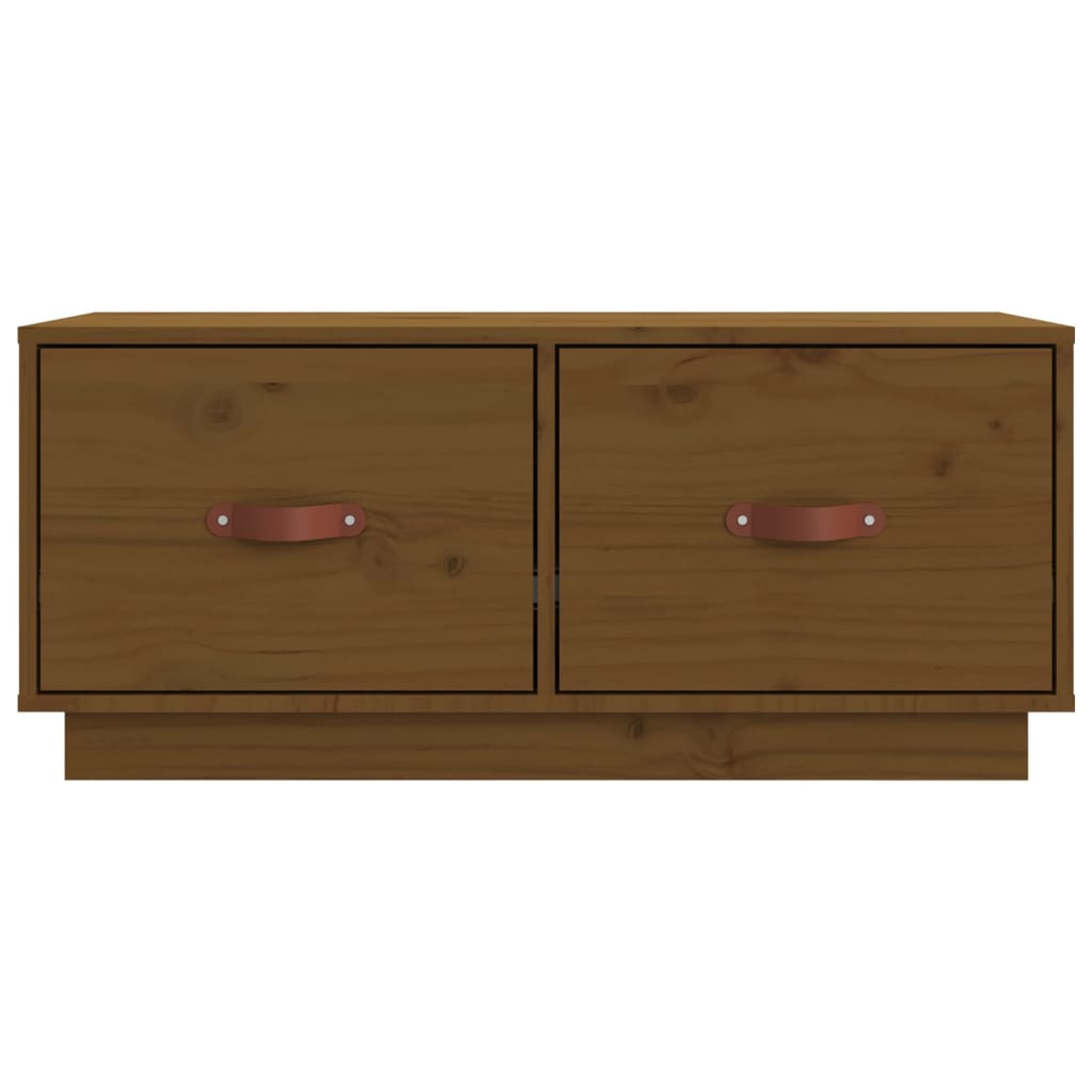 TV-Møbel Honningbrun TV-benk 80x34x35 cm heltre furu