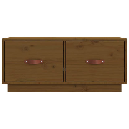 TV-Møbel Honningbrun TV-benk 80x34x35 cm heltre furu