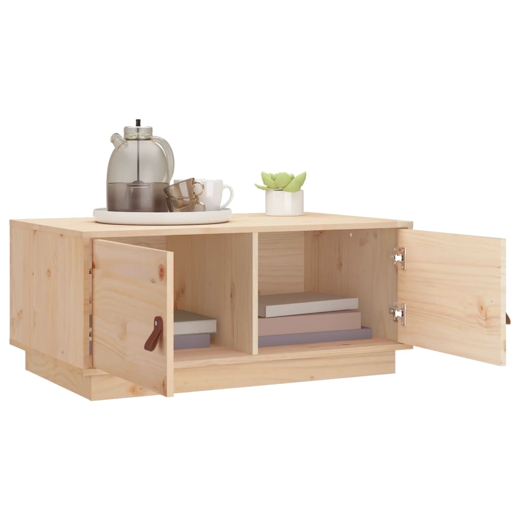 Salongbord Sofabord Tre heltre furu 80x50x35 cm