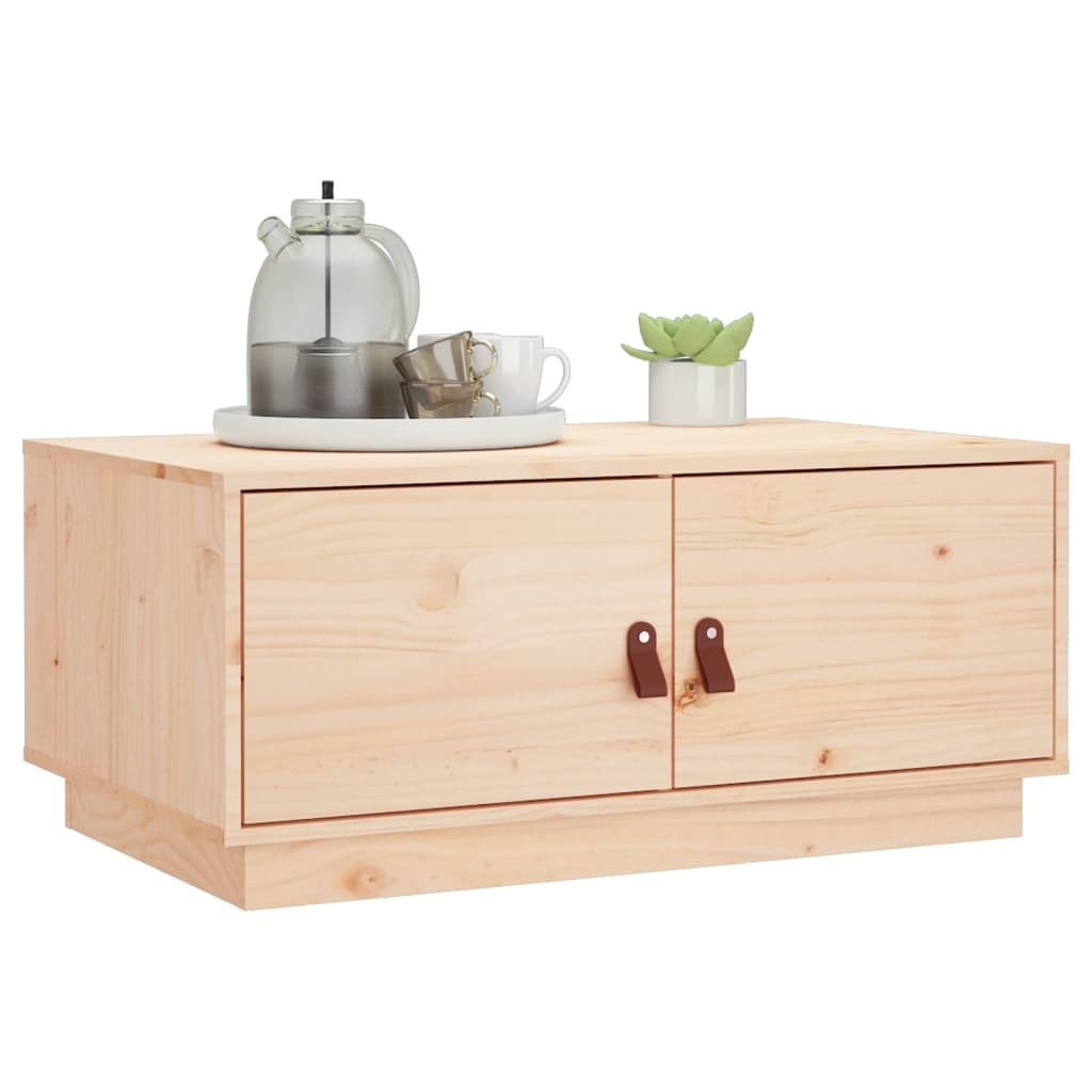 Salongbord Sofabord Tre heltre furu 80x50x35 cm