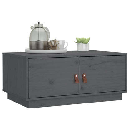 Salongbord Sofabord Grå 80x50x35 cm heltre furu