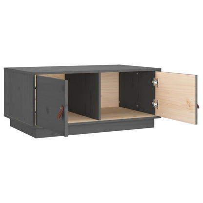 Salongbord Sofabord Grå 80x50x35 cm heltre furu