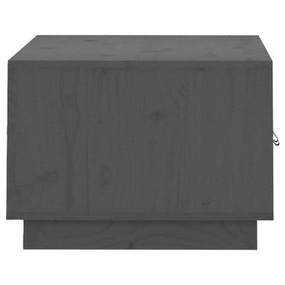 Salongbord Sofabord Grå 80x50x35 cm heltre furu
