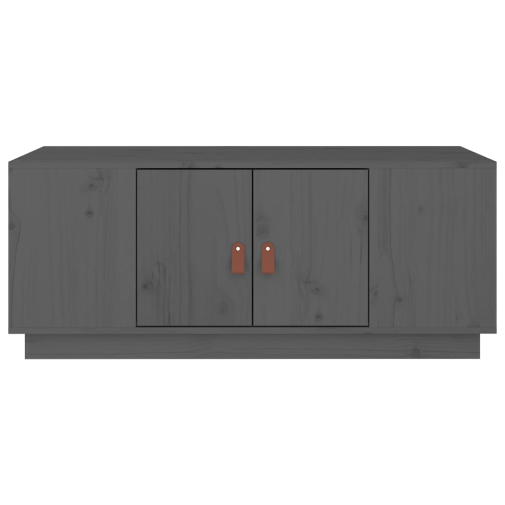 Salongbord Sofabord Grå 100x50x41 cm heltre furu