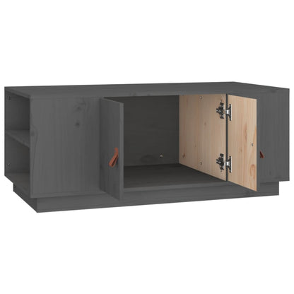 Salongbord Sofabord Grå 100x50x41 cm heltre furu