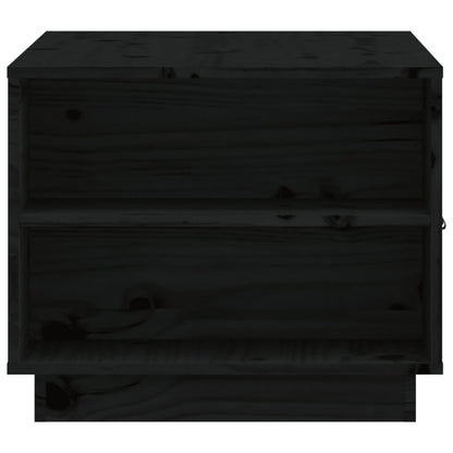 Salongbord Sofabord Svart 100x50x41 cm heltre furu