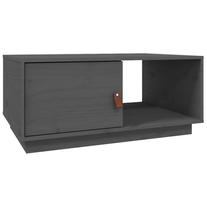 Salongbord Sofabord Grå 80x50x35,5 cm heltre furu
