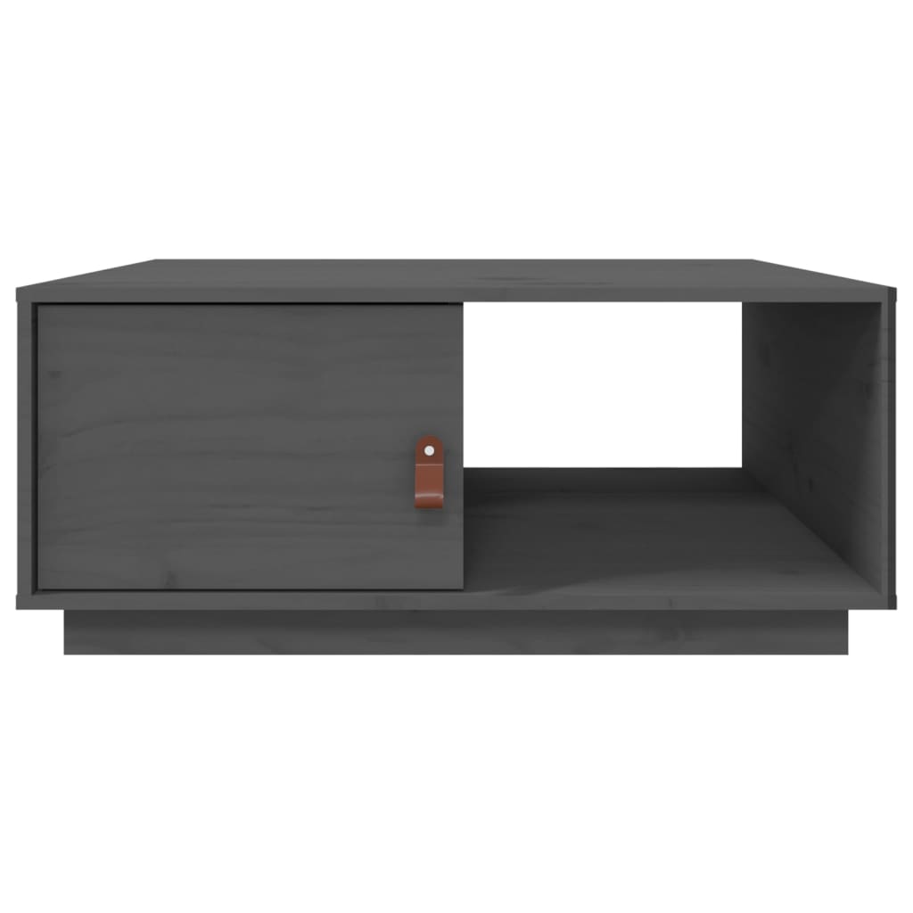 Salongbord Sofabord Grå 80x50x35,5 cm heltre furu