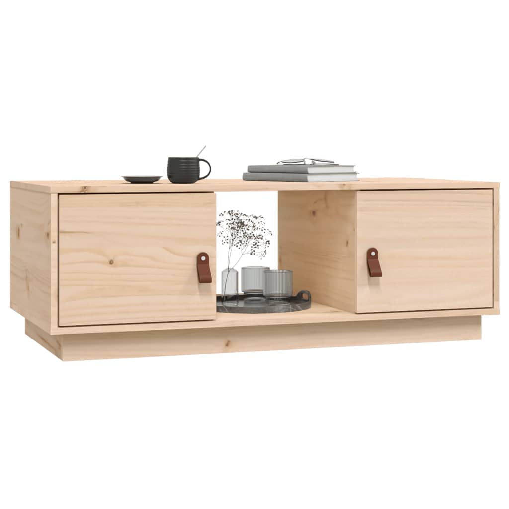 Salongbord Sofabord Tre heltre furu 100x50x35 cm