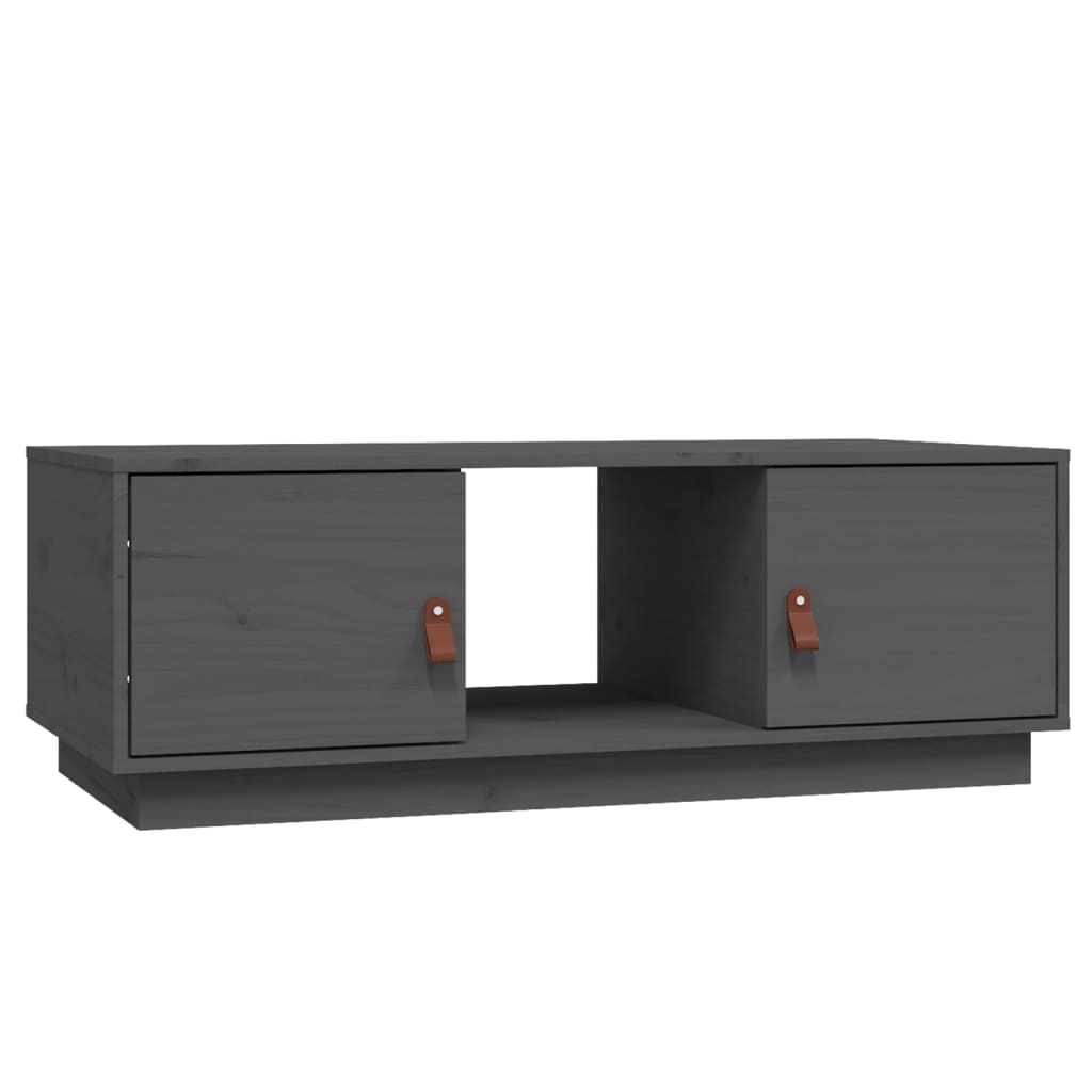 Salongbord Sofabord Grå 100x50x35 cm heltre furu