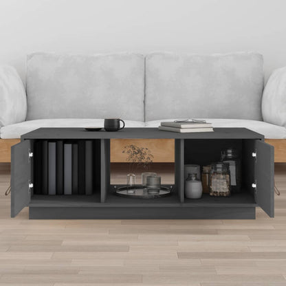 Salongbord Sofabord Grå 100x50x35 cm heltre furu