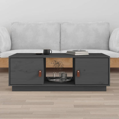 Salongbord Sofabord Grå 100x50x35 cm heltre furu