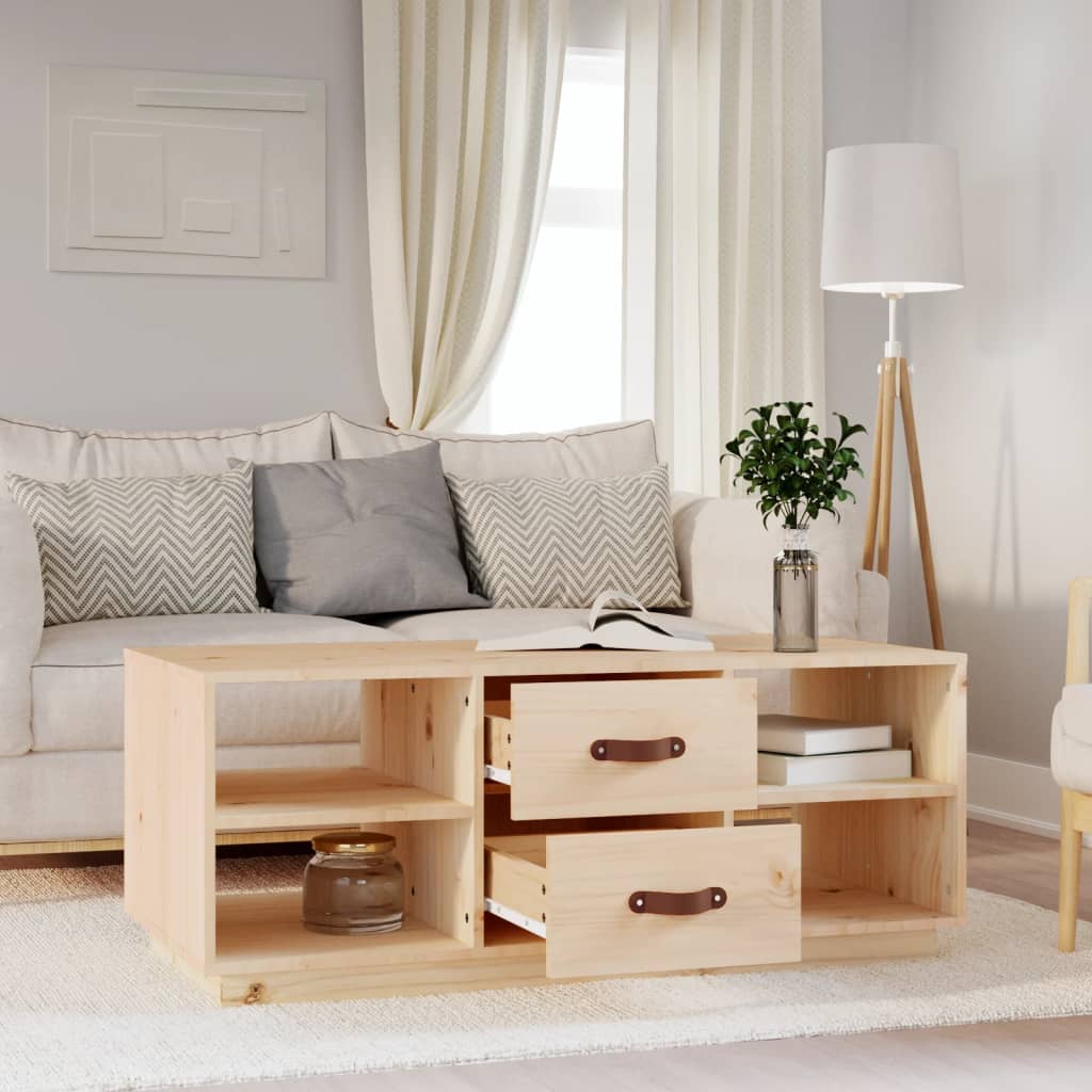 Salongbord Sofabord Tre heltre furu 100x50x41 cm