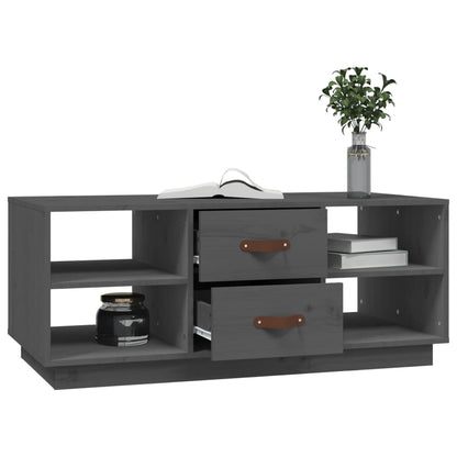 Salongbord Sofabord Grå 100x50x41 cm heltre furu