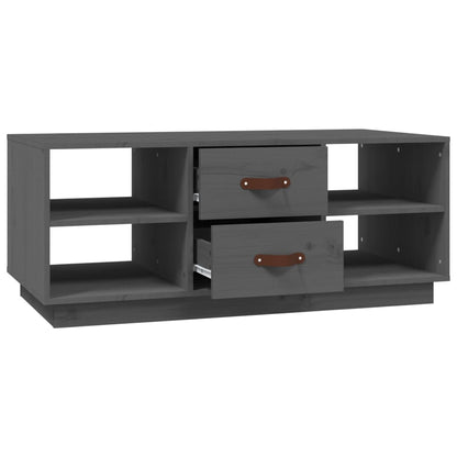 Salongbord Sofabord Grå 100x50x41 cm heltre furu