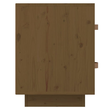Nattbord Sengbord Honningbrun 40x34x45 cm heltre furu