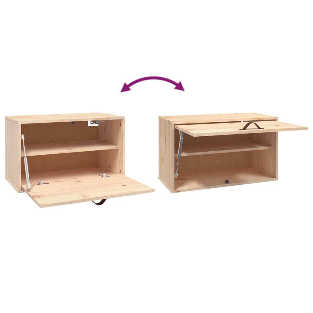 Veggskap 60x30x35 cm heltre furu