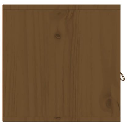 Veggskap Honningbrun 2 stk 60x30x30 cm heltre furu