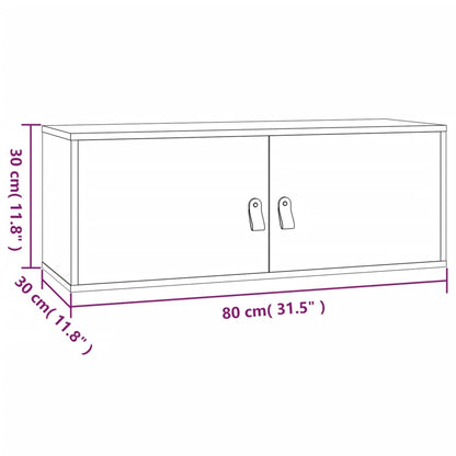 Veggskap Tre 80x30x30 cm heltre furu