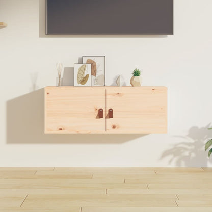 Veggskap Tre 80x30x30 cm heltre furu