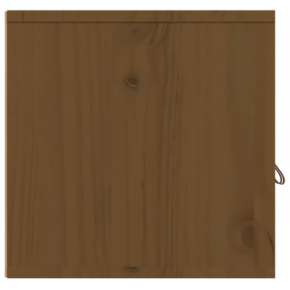 Veggskap Honningbrun 2 stk 80x30x30 cm heltre furu