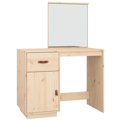 Sminkebord Tre 95x50x134 cm heltre furu