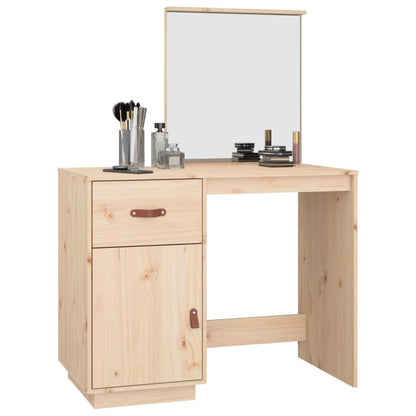 Sminkebord Tre 95x50x134 cm heltre furu