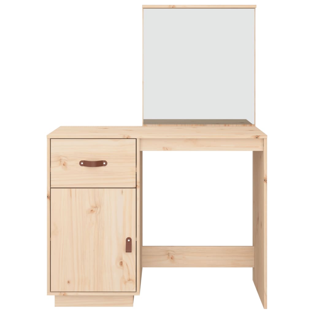 Sminkebord Tre 95x50x134 cm heltre furu