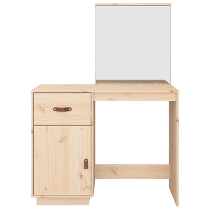 Sminkebord Tre 95x50x134 cm heltre furu
