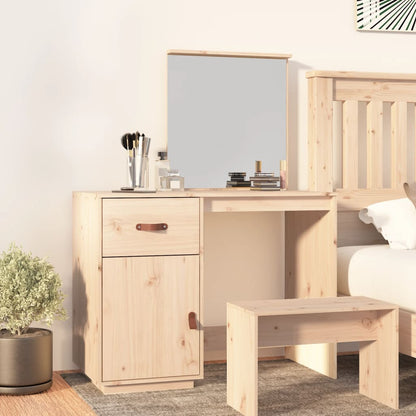 Sminkebord Tre 95x50x134 cm heltre furu