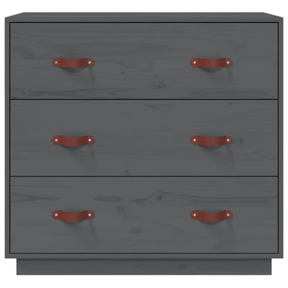 Skjenk Grå 80x40x75 cm heltre furu