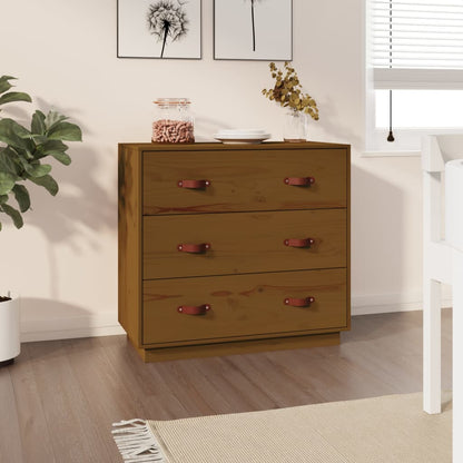 Skjenk Honningbrun 80x40x75 cm heltre furu