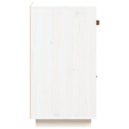 Skjenk Hvit 34x40x75 cm heltre furu