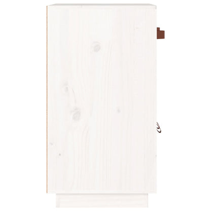 Skjenk Hvit 65,5x40x75 cm heltre furu