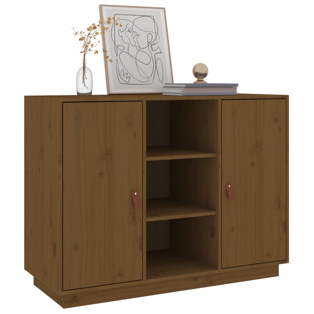 Skjenk Honningbrun 100x40x75 cm heltre furu