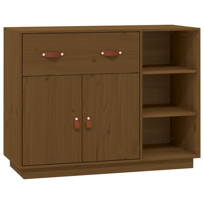 Skjenk Honningbrun 98,5x40x75 cm heltre furu