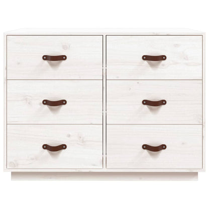 Skjenk Hvit 100x40x75 cm heltre furu