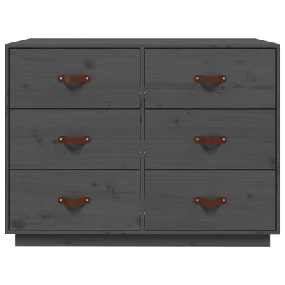 Skjenk Grå 100x40x75 cm heltre furu