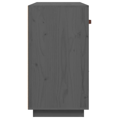 Skjenk grå 100x40x75 cm heltre furu