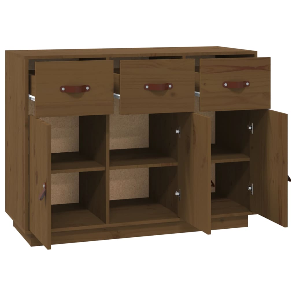 Skjenk Honningbrun 100x40x75 cm heltre furu