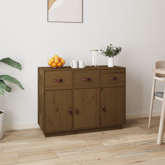 Skjenk Honningbrun 100x40x75 cm heltre furu